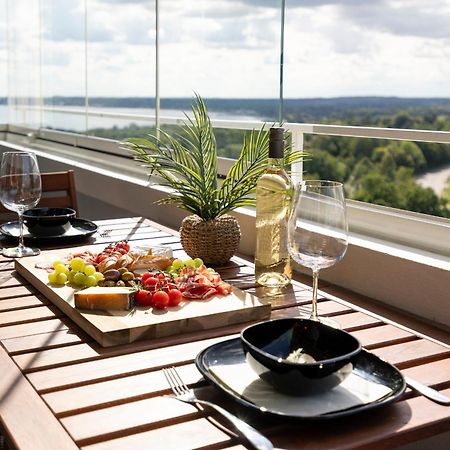 Penthouse Wolke 12 mit unglaublichem Ausblick - Meerblick Sierksdorf Exterior foto