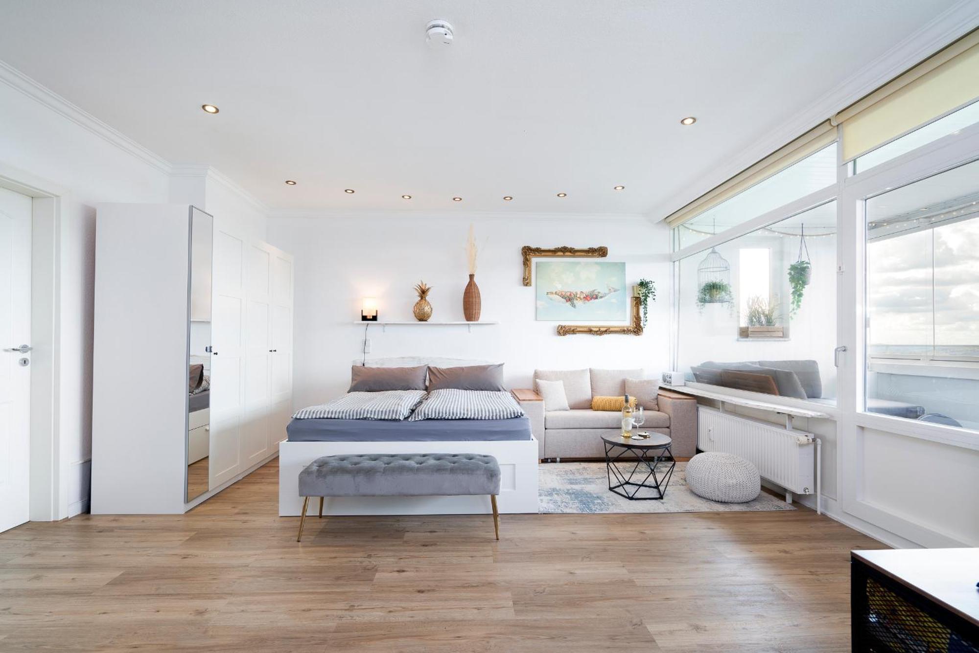 Penthouse Wolke 12 mit unglaublichem Ausblick - Meerblick Sierksdorf Exterior foto